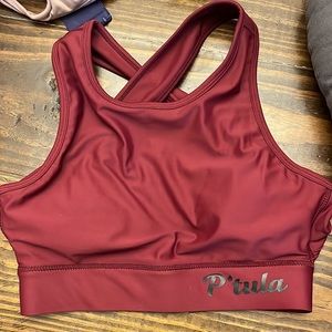 Ptula medium impact bra/crop. Nwot